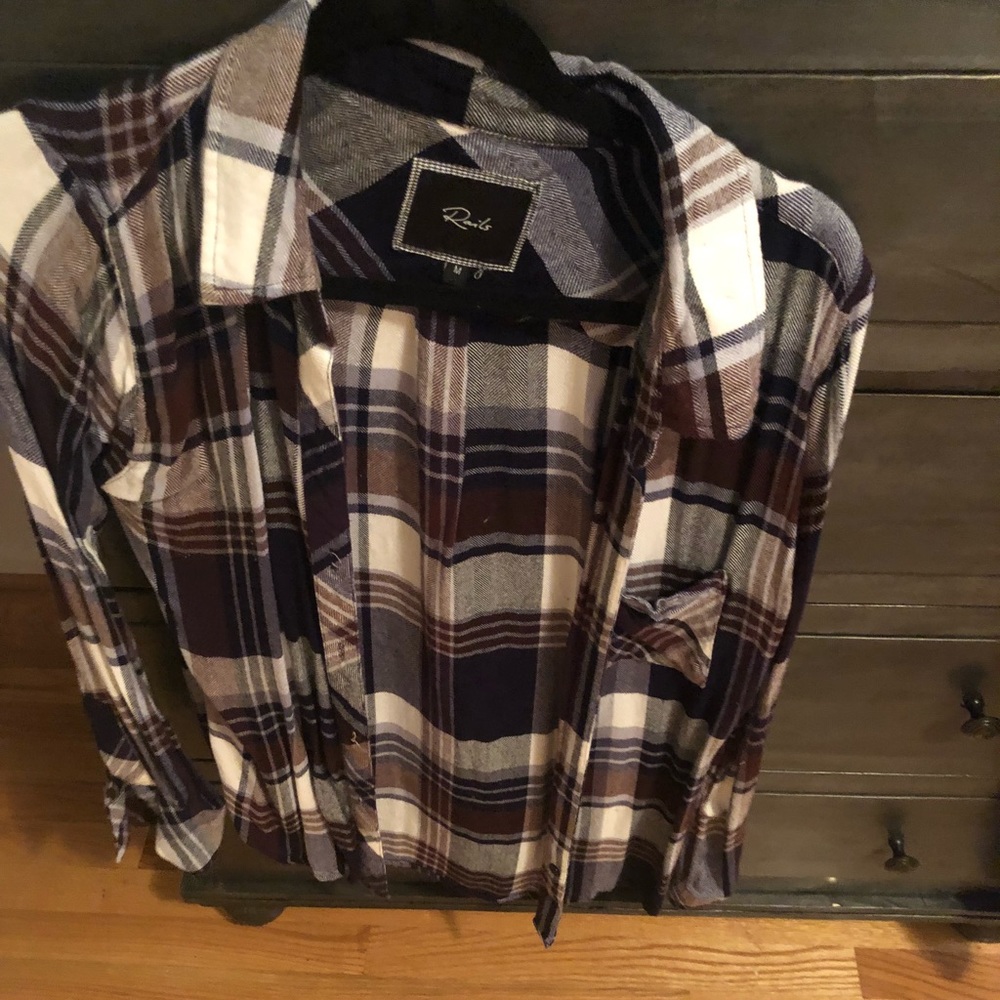 Rails hunter button down
